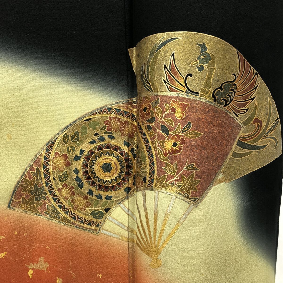 黒留袖/美品/京友禅/作家物/落款入/仕立上がり/適応身長140～145