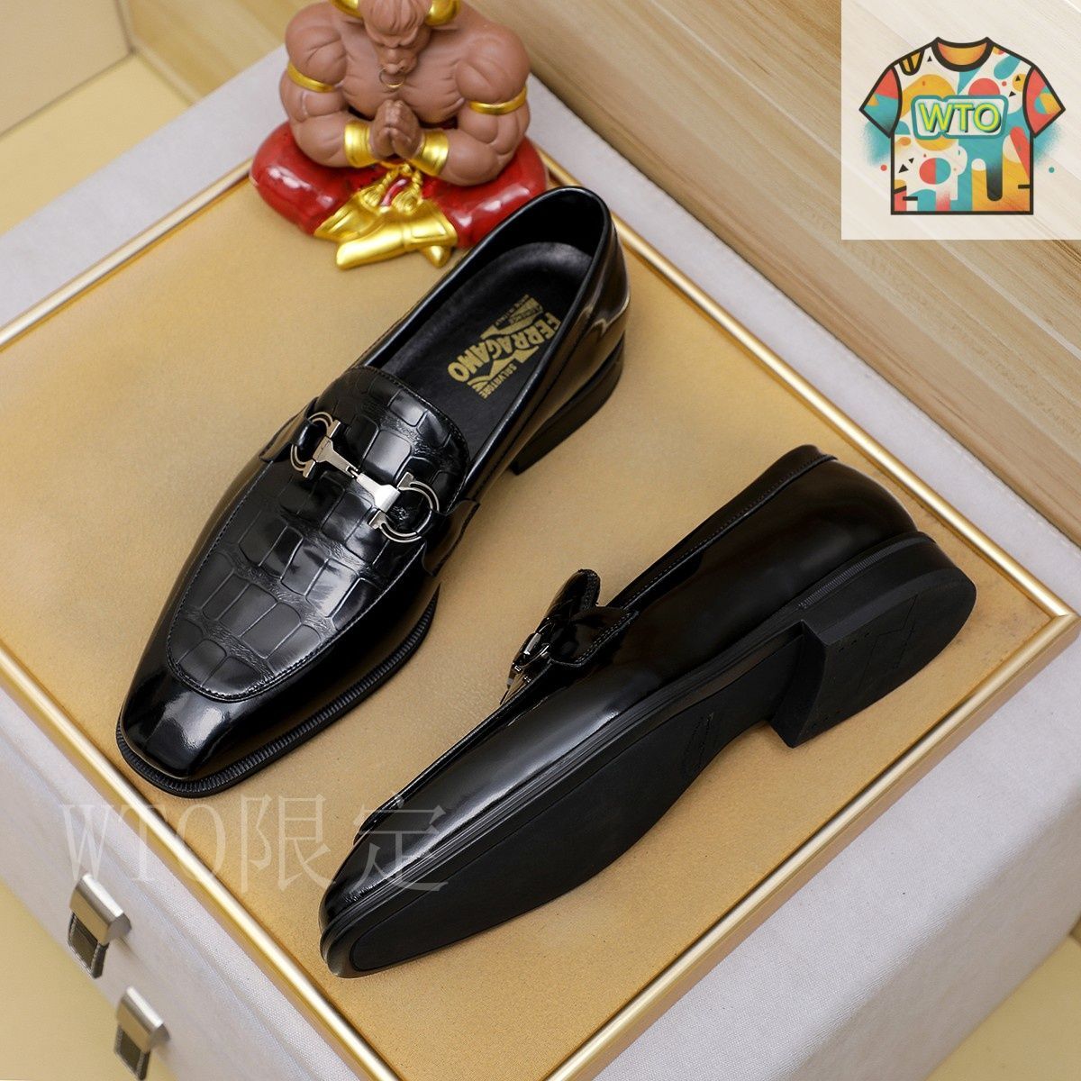 フェラガモ　メンズ　8 ビジネスシューズ FERRAGAMO フェラガモ 靴 メンズ ビジネスシューズ GRANDIOSO