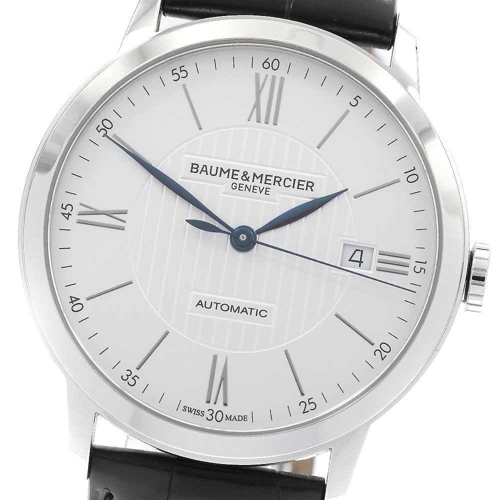 ボーム＆メルシェ Baume - Mercier 65773 クラシマ デイト 自動巻き メンズ き_911275