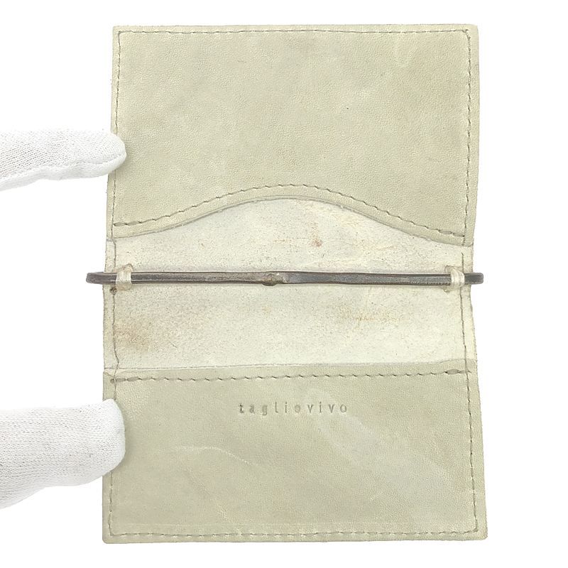 tagliovivo カードケース saivava tagliovivo ブラックレザーカード
