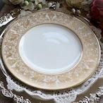 大 ウェッジウッド フロレンティーン ゴールド 27cm ディナープレート イギリスアンティーク ヴィンテージ ビンテージ F2