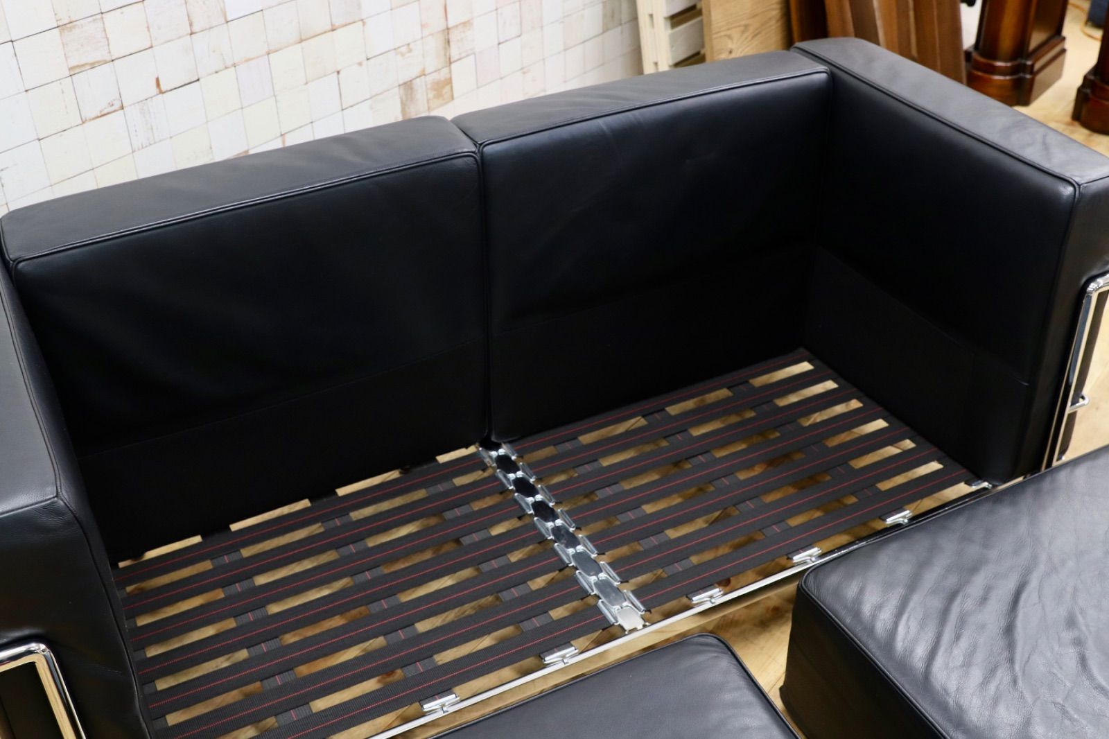 ブラック 総本革