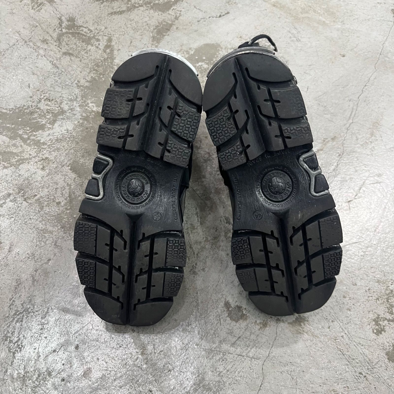 NEW ROCK BOOT METALLIC メタリックブーツ パンク ゴシック 革靴