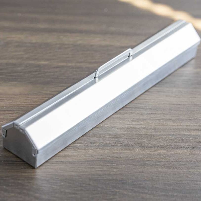 【新品未使用品】【ワケアリ】箱潰れ 100percent Bendin ベンディン ペンケース ステンレス/スチール 缶ペンケース 筆箱 シルバー