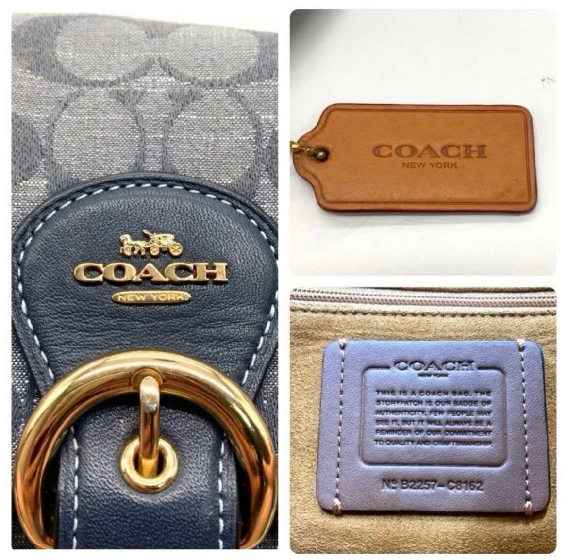 極美品<!-利用不可文字-!>COACH コーチ リュック バッグパック デニム シグネチャー クリオ フリンジ レザー キャンバス マルチカラー  ブルー ブラウン お出かけ 大容量 希少品 通勤通学 メンズ レディース ユニセックス タッセル ロゴ金具 - メルカリ