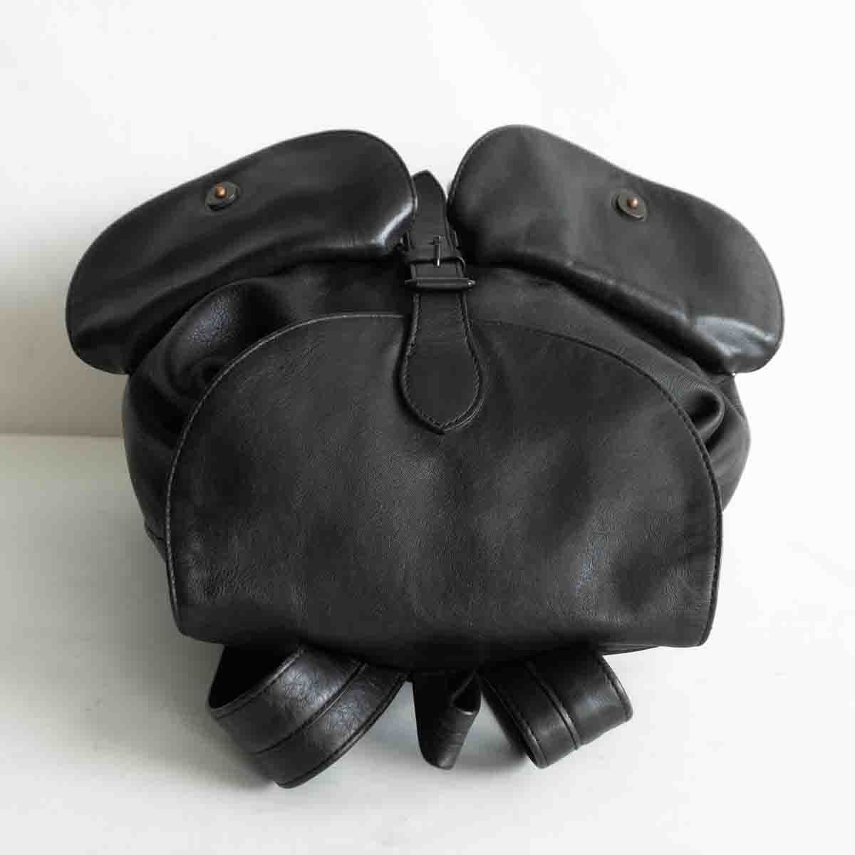 【レア】PORTER ボディバッグ　オールレザー　黒　Cortina コルチナ レア】PORTER ボディバッグ オールレザー 黒 Cortina コルチナ