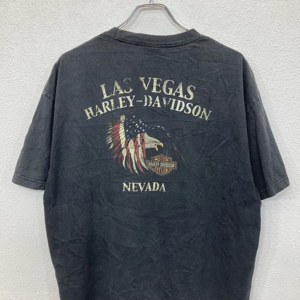 HARLEY－DAVIDSON 半袖 プリントTシャツ XLサイズ ブラック ハーレー 