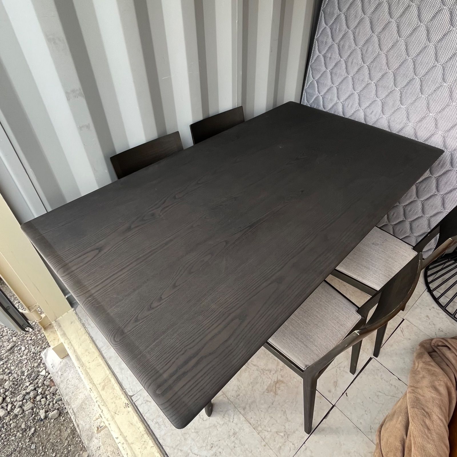 取付無料！タイムアンドスタイル 北欧モダン風 ダイニングテーブル