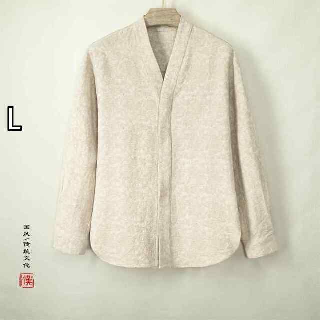[L]アジアンテイスト 衣装 メンズ ファッション 服 用 オシャレ シンプル 大人 かっこいい 大きいサイズ ストリート 紳士服 綿 リネン 長袖 シャツ レトロ 漢服 スーツ ジャケット