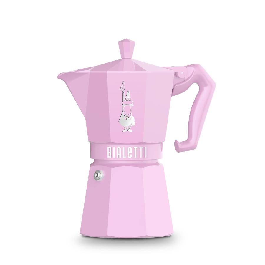 Bialetti ビアレッティ モカエクスクルーシブ ピンク 6カップ用 直火式 コーヒーメーカー エスプレッソメーカー マキネッタ
