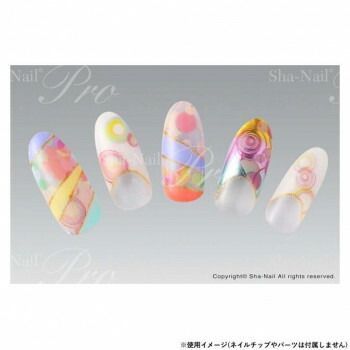 Sha-Nail Pro 写ネイル ネイルシール Geometric Circles(Pastel