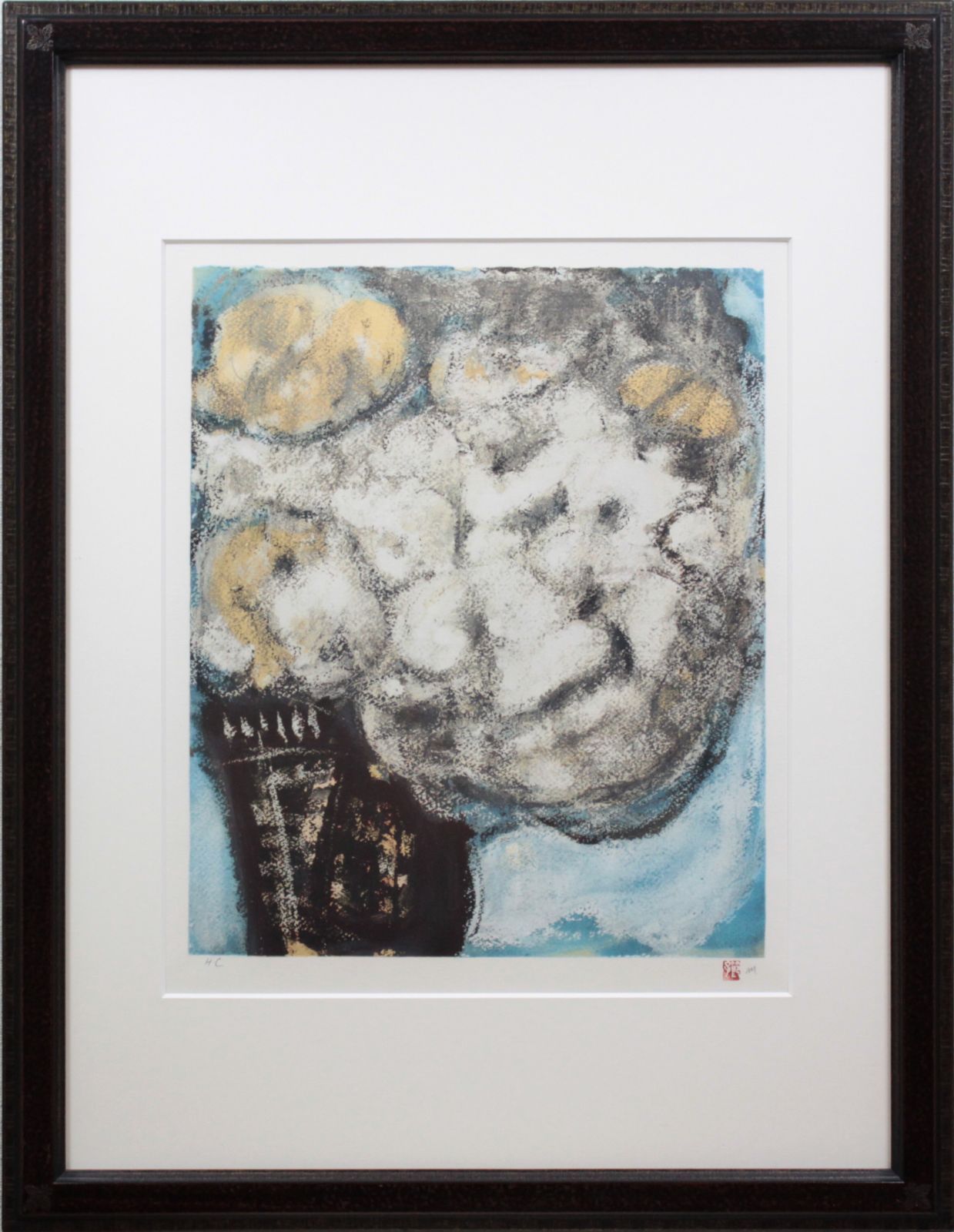 三岸節子 リトグラフ 三岸節子『花』リトグラフ【真作保証】 絵画 - メルカリ
