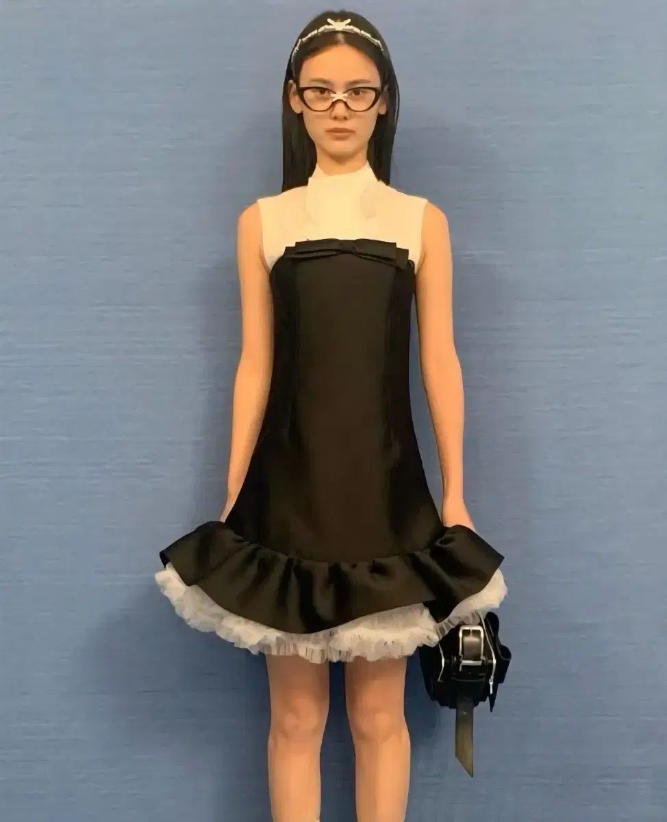 シュシュートン 黒 ボー チュチュ ミニ ワンピース