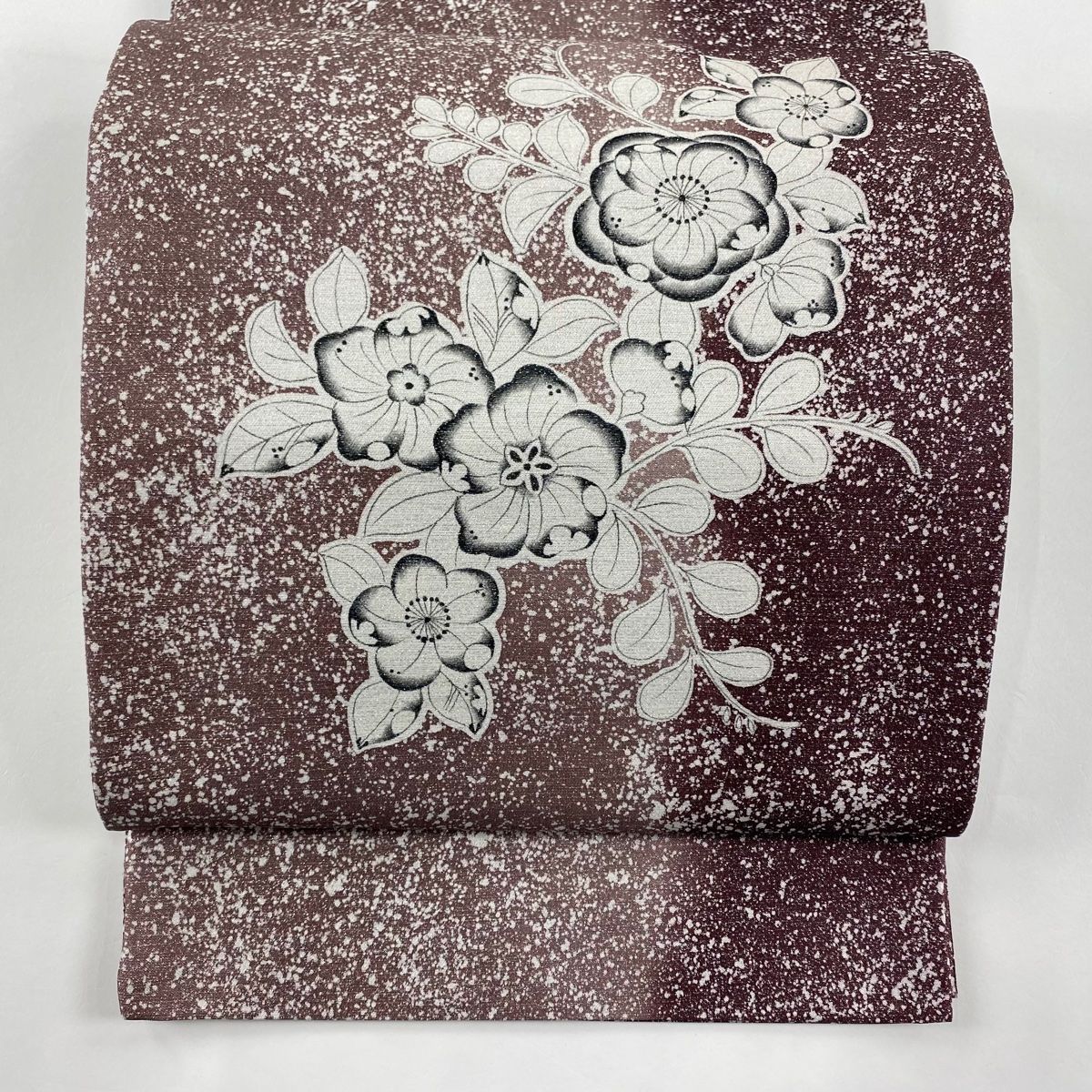 た*ん様 花柄刺繍 袋帯 薄紫 未仕立て】袋帯 振袖用 紫 パープル 金 ゴールド 緑