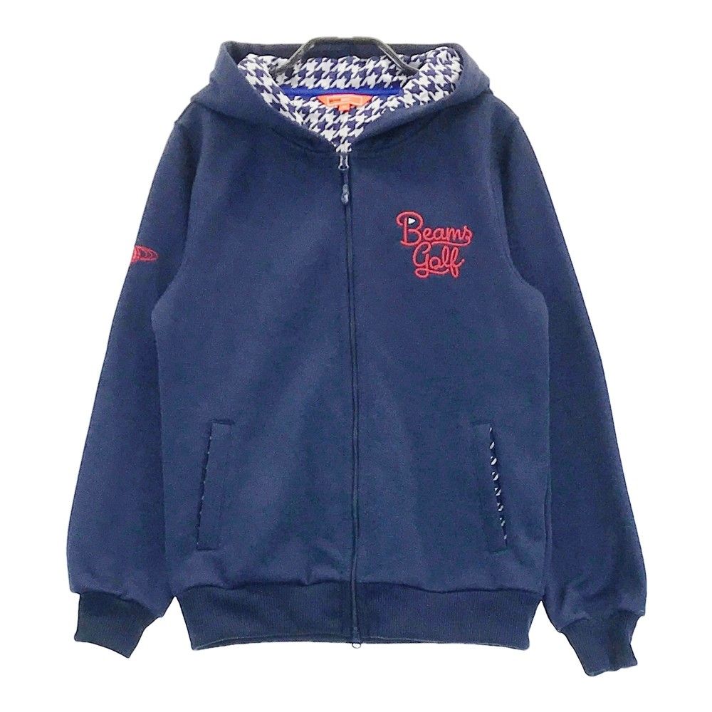 サイズ：M BEAMS GOLF ビームスゴルフ  スウェット ジップパーカー  ネイビー系 [240101227565] ゴルフウェア レディース ストスト