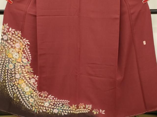 平和屋着物○越後十日町の一流染匠 桐屋・翠山工房 訪問着 辻が花 暈し  