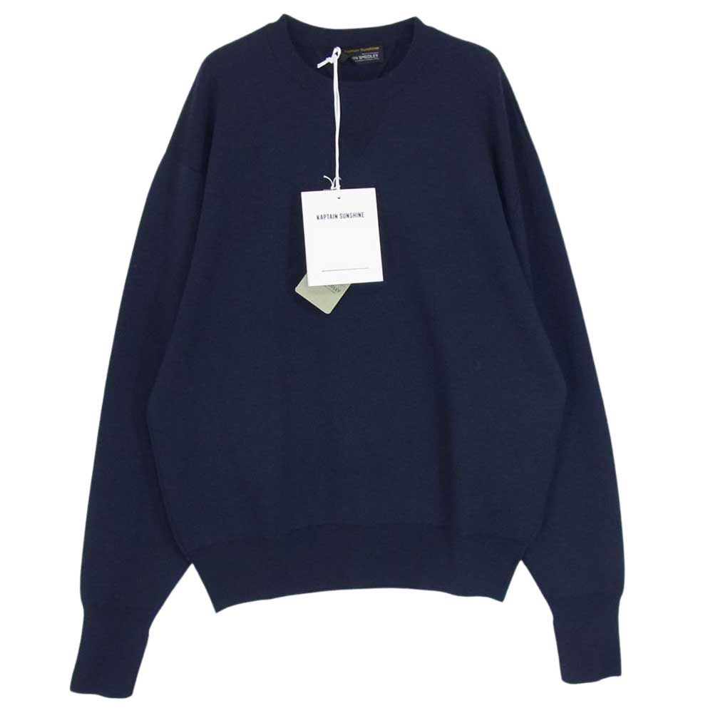ジョンスメドレー×キャプテンサンシャイン M ニット ネイビー ジョン