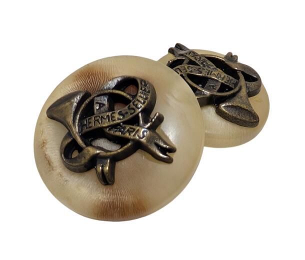 エルメス カフス カフスボタン GP ラッパ カフリンクス メンズ 紳士用