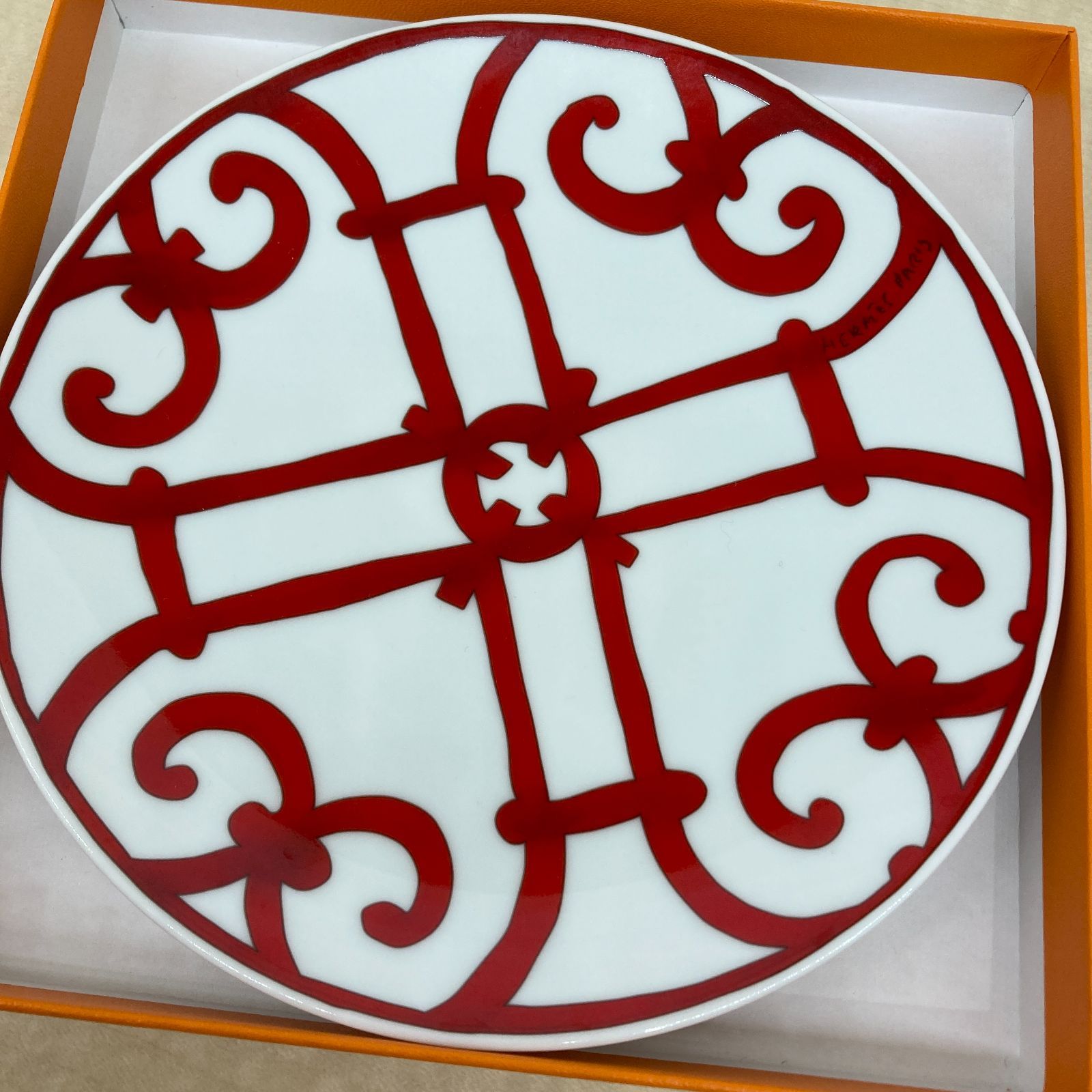 HERMES ガダルキヴィール Guadalquivir プレート21cm5枚 楽天市場】≪Brand new≫ HERMES GUADALQUIVIR bread and butter