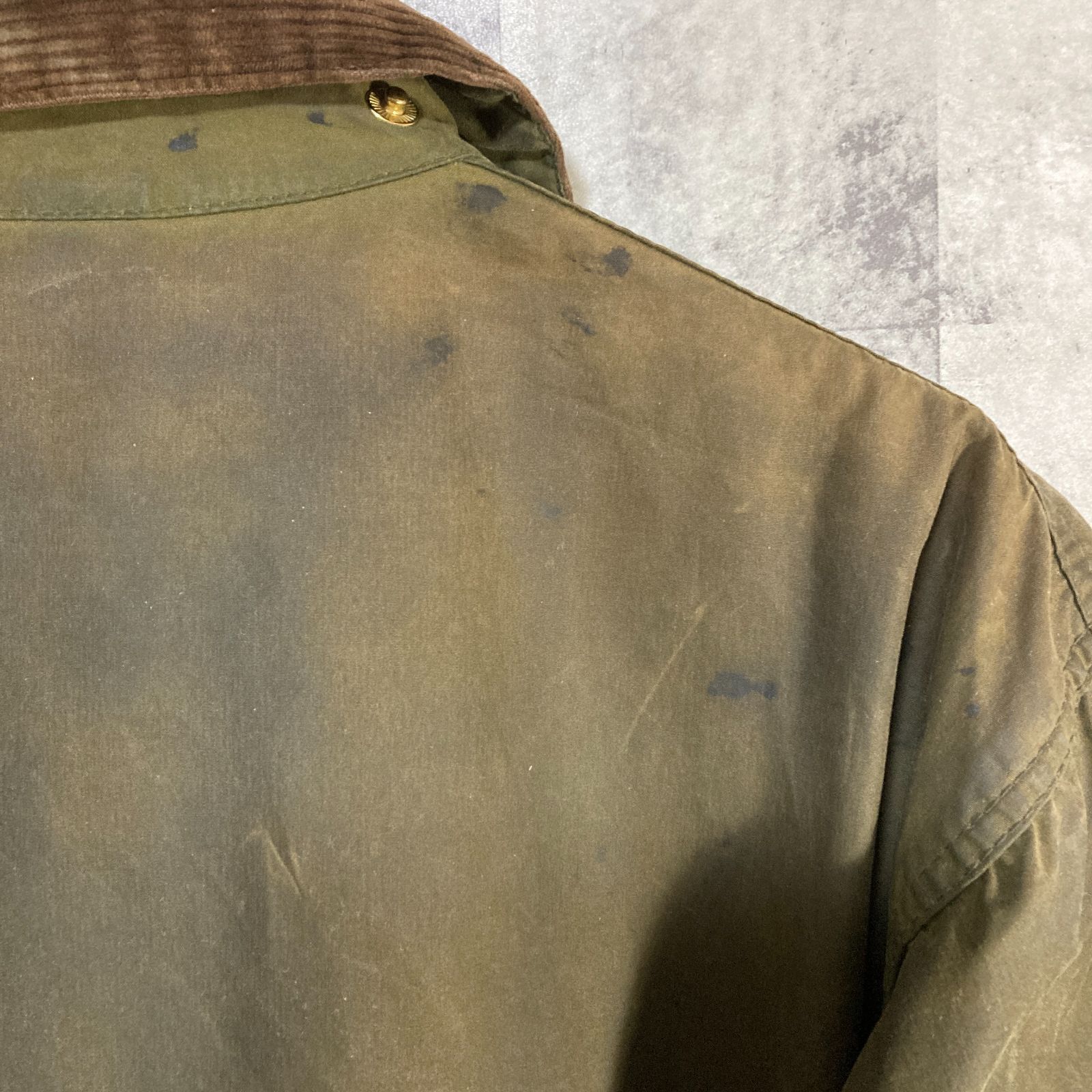 英国製 90's Barbour バブアー オイルドジャケット BORDER