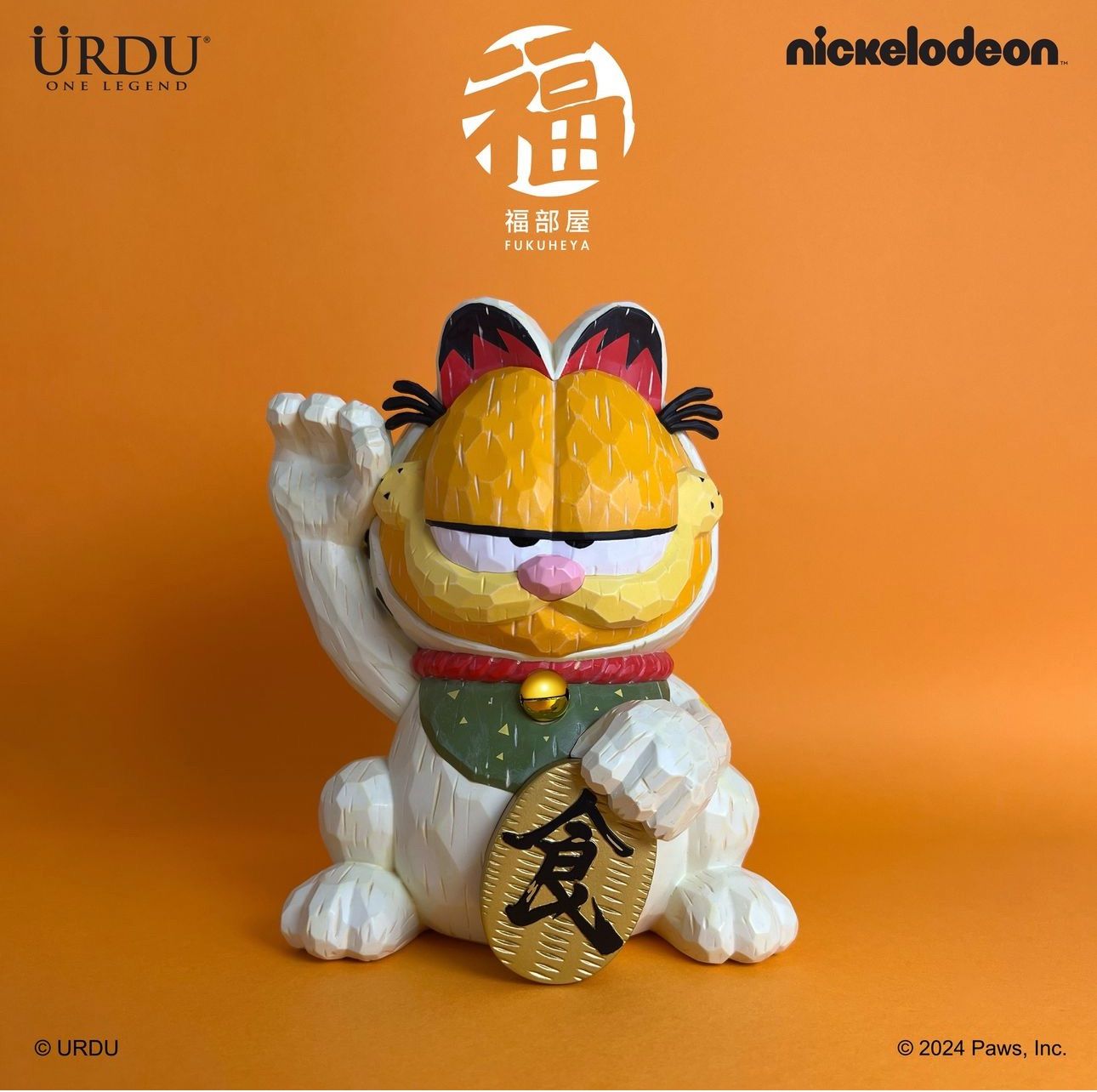 残りわずか 日本数量限定 URDU X NICKELODEON FUKUHEYA MANEKI NEKO – GARFIELD