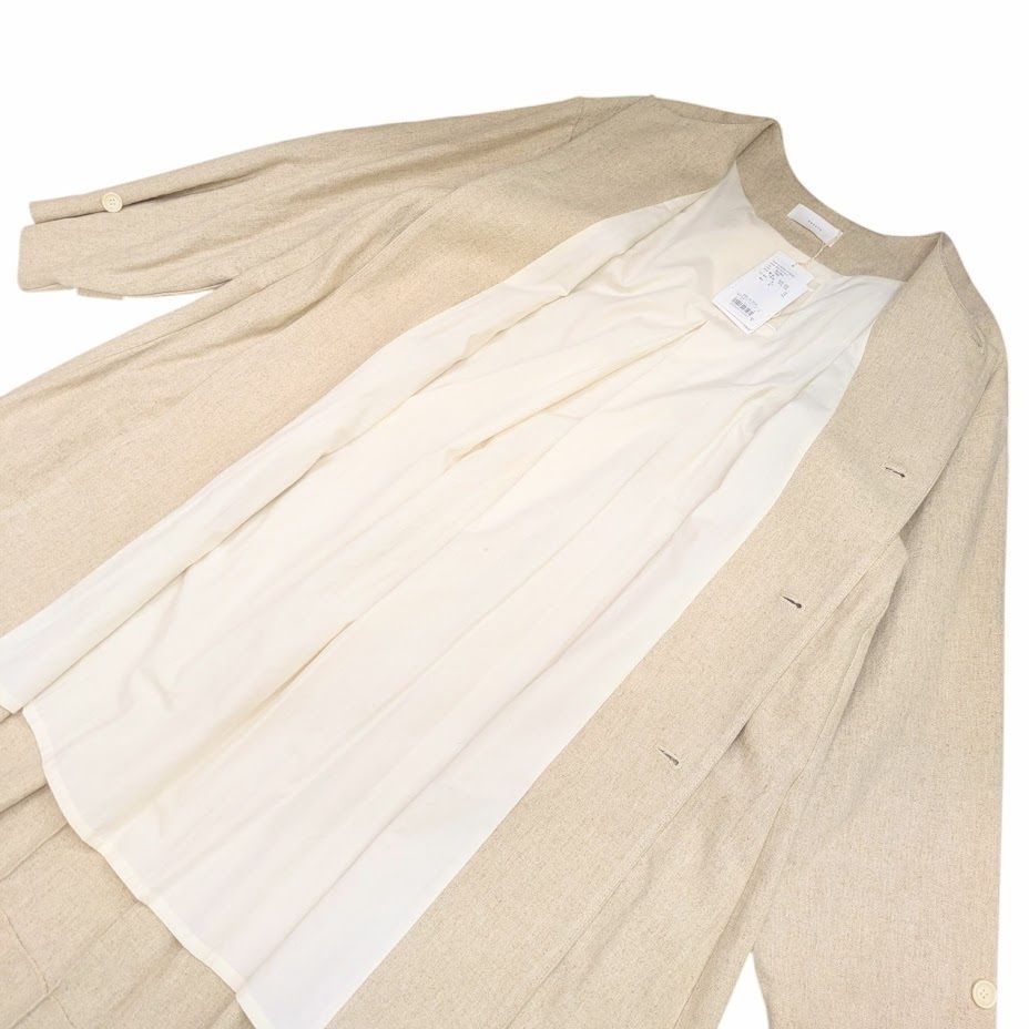 未使用品 kagure かぐれ リネンレーヨンテントコート GA44-27S002