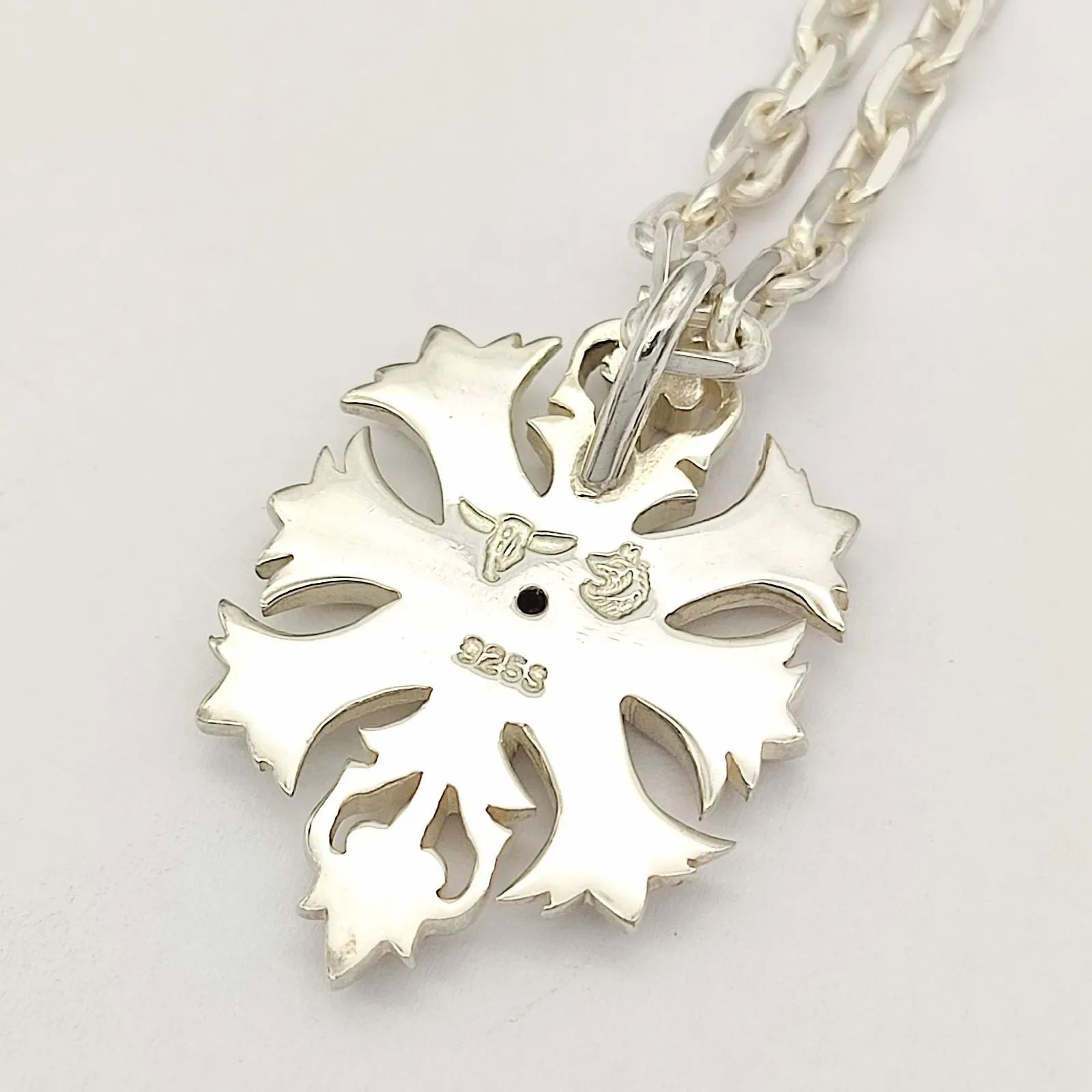 TADY & KING (タディアンドキング) 約6.4cm銀製(16) TADY&KINGラージクロスGPメタル Lサイズ Necklace TADY＆KING