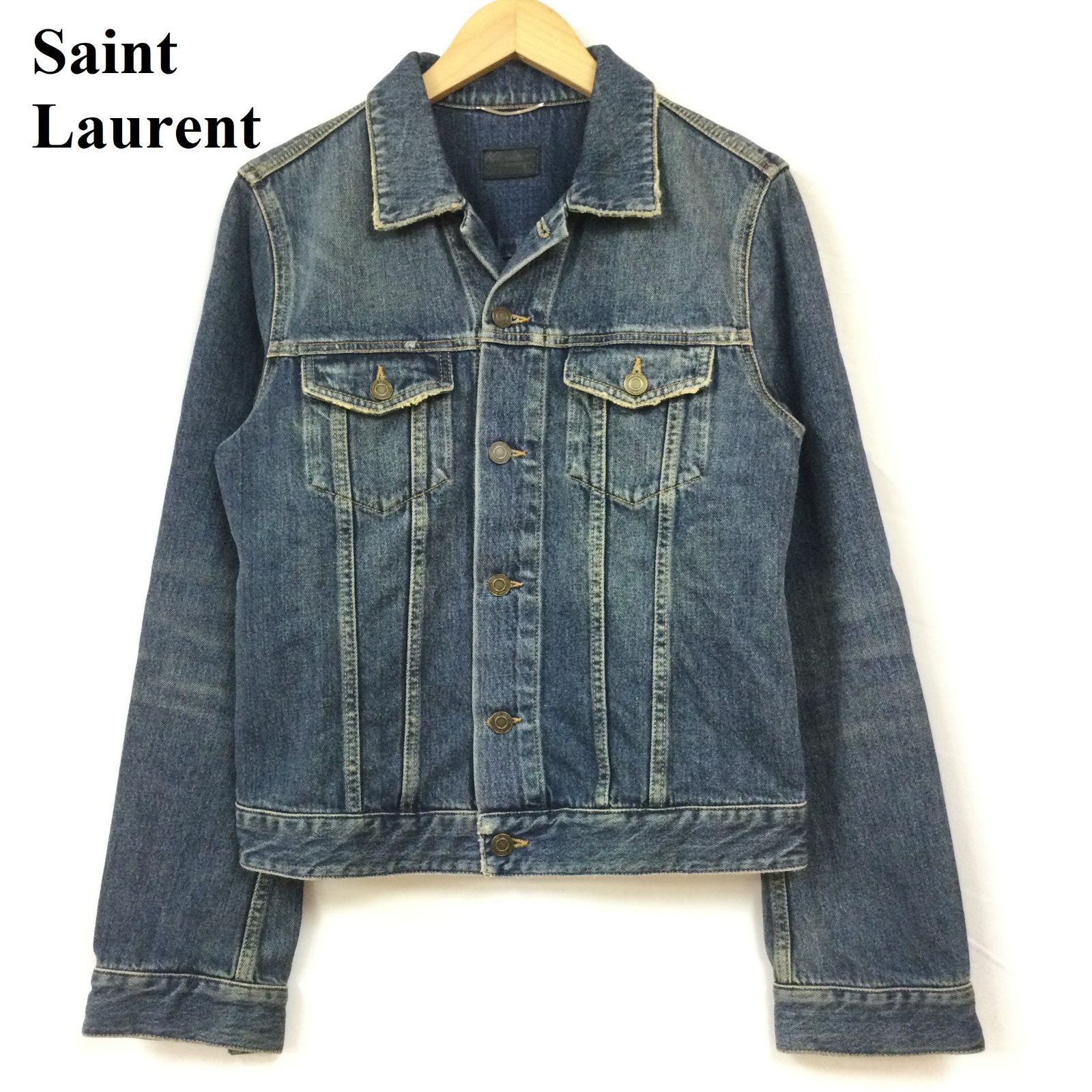 SAINTLAURENT サンローラン デニム ジャケット Gジャン アウター - メルカリ