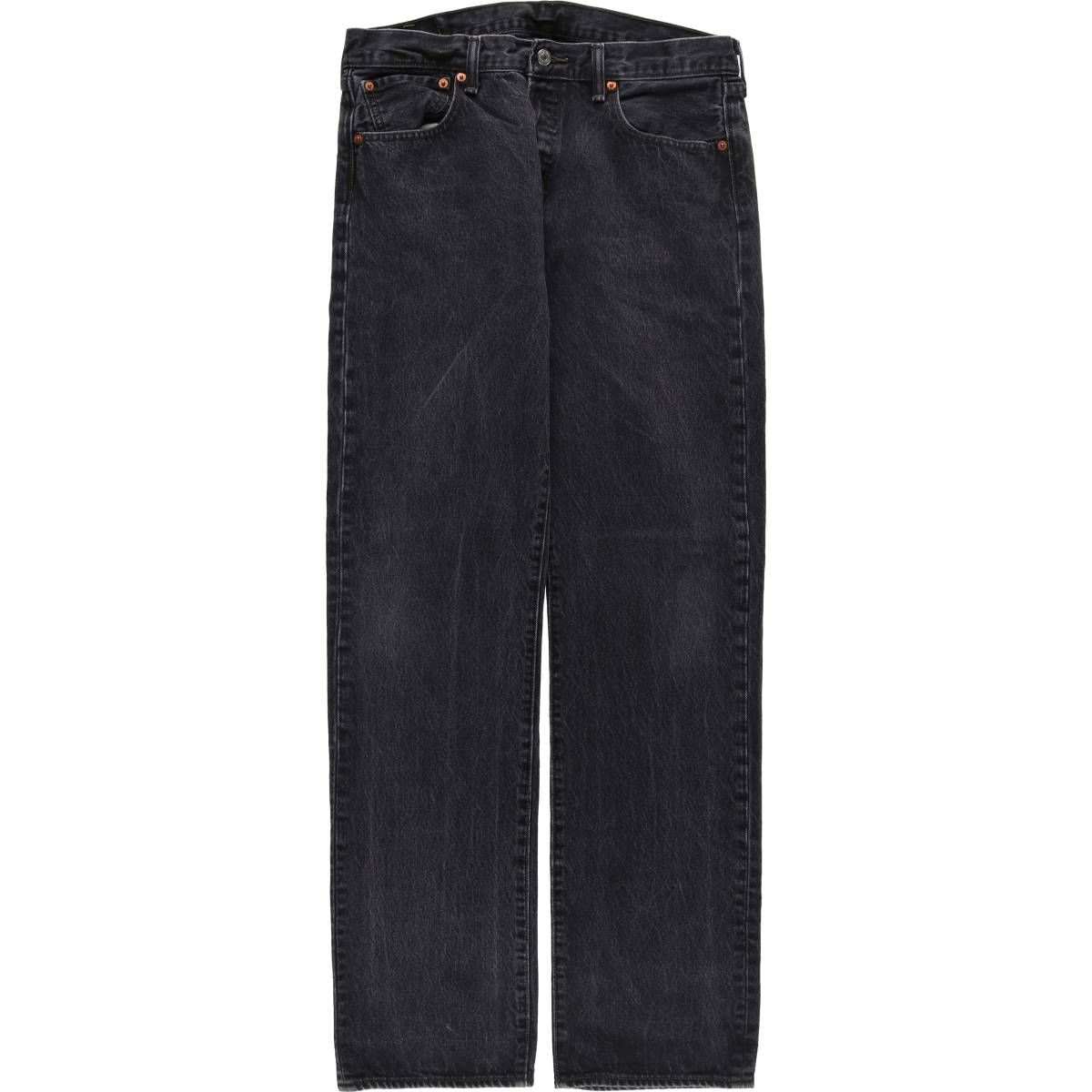 古着 リーバイス Levi s 501 ブラックデニム ストレートデニムパンツ メンズw34相当|eaa546192