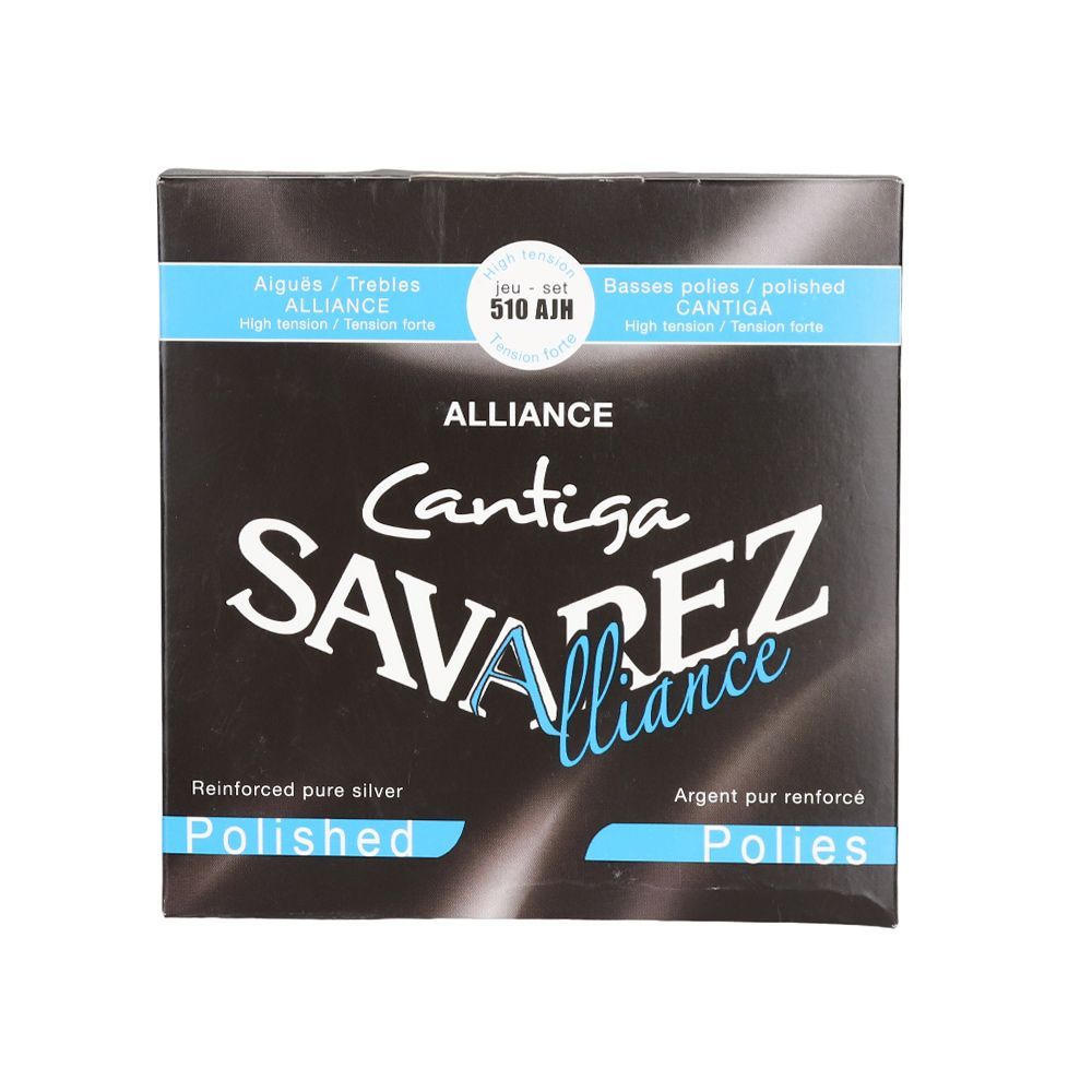 Savarez サバレス クラシックギター弦 フッ素カーボンAliance高音弦 510AJH ハイテンション 1セット 滑らかな手触りでテンションが長持ち