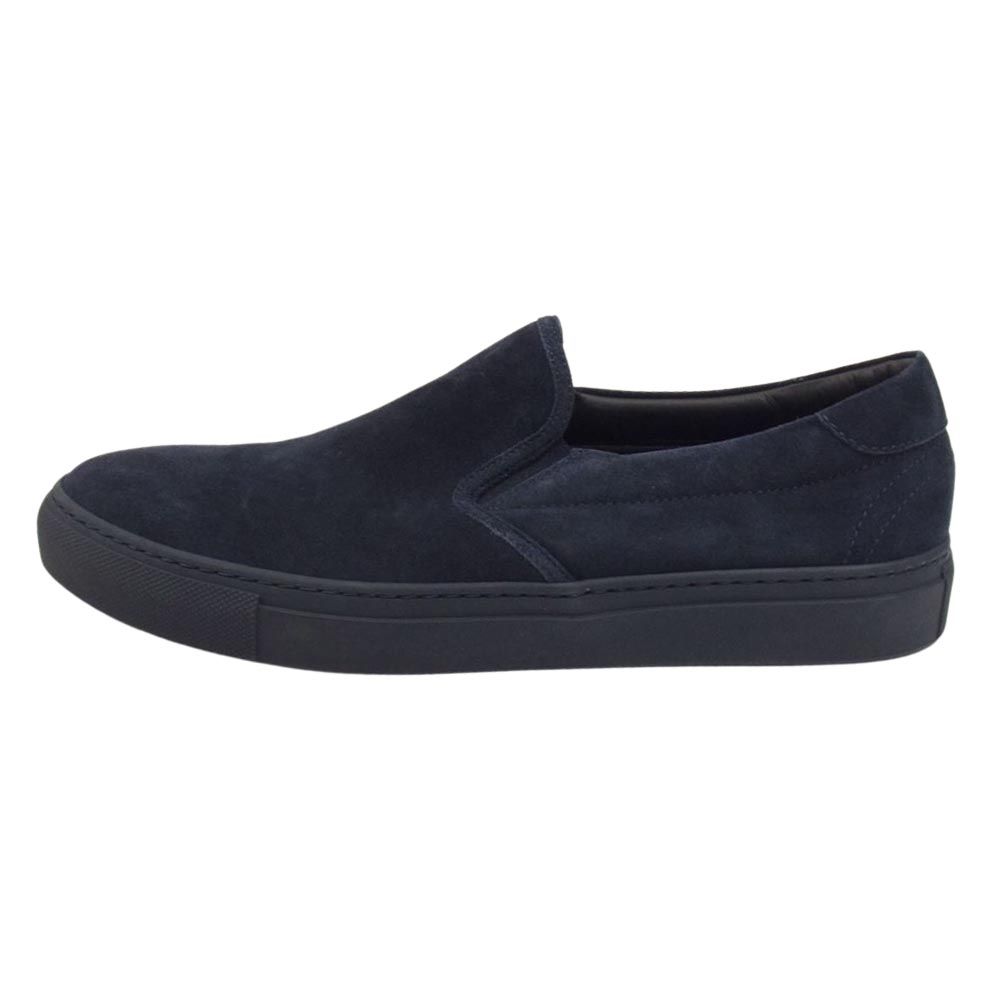 モンクレール　スウェードレザースニーカー　サイズ41 26cm ネイビー モンクレール スウェードレザースニーカー サイズ41 26cm ネイビー