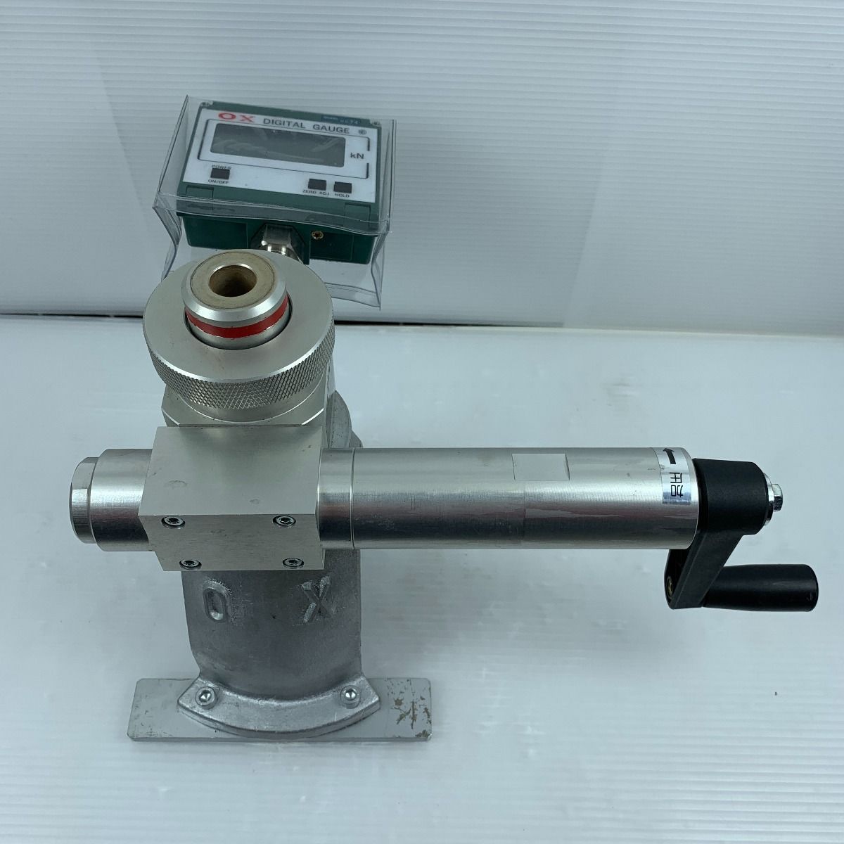 κκオックスジャッキ 建研式接着力試験器 ケース付 LPT-1000 シルバー  