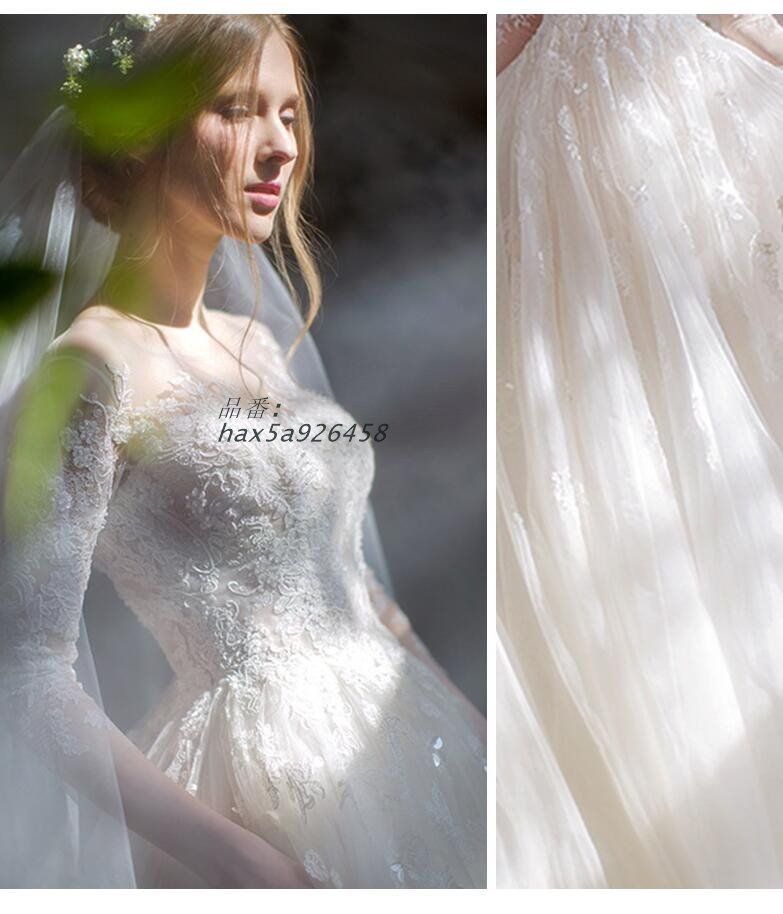 ウェディングドレス シースル