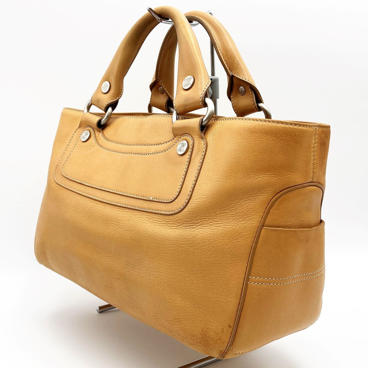 CELINE ハンドバッグ ブギーバッグ 手提げ トリオンフ ロゴ金具