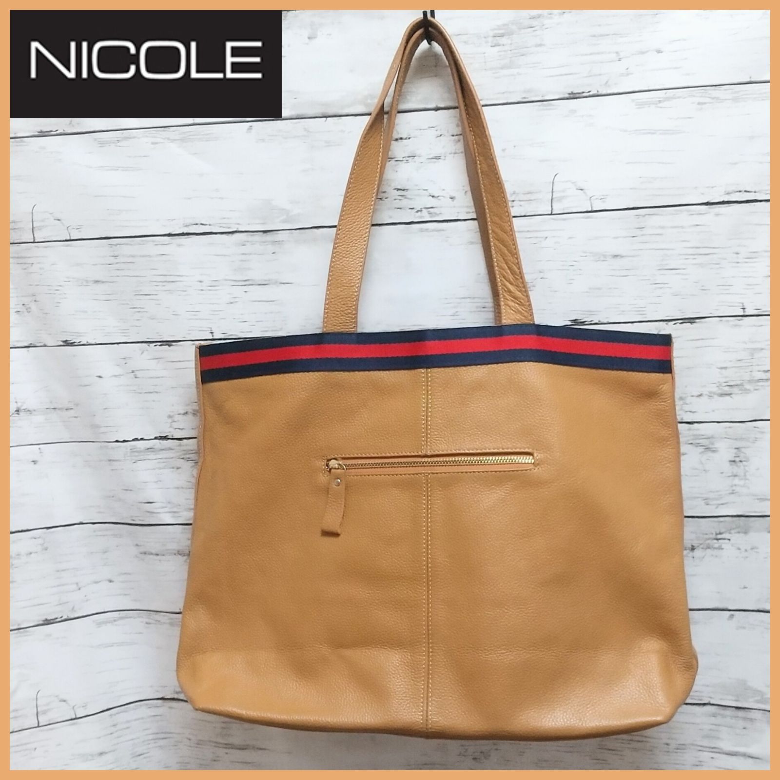 MONSIEUR NICOLE 牛革トートバッグ