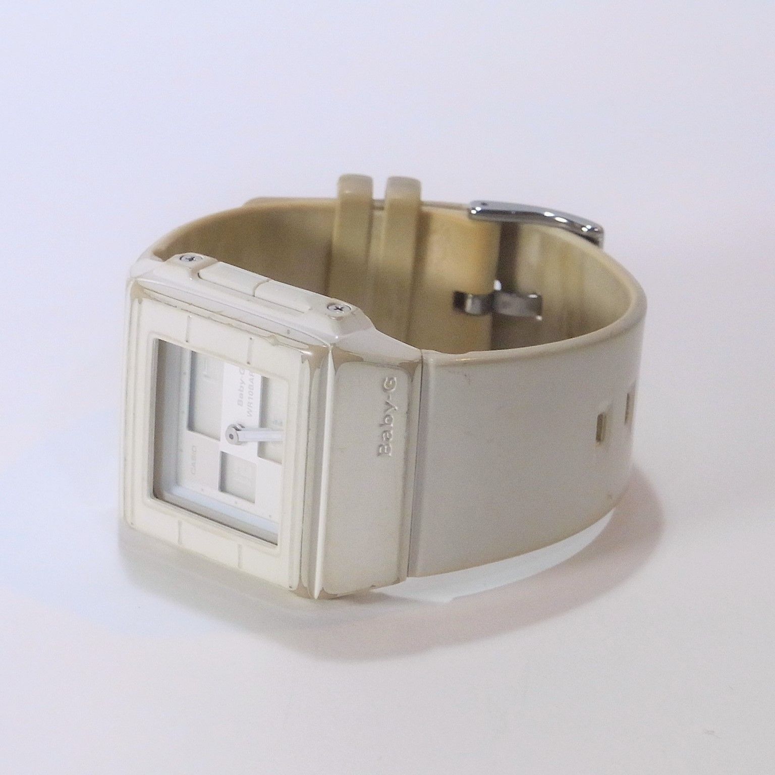 カシオ 腕時計 Baby-G USED 白 アナデジ BGA-200 ピンク - 通販