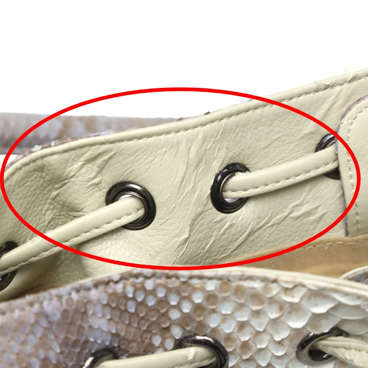 パイソン LB2029 ハンドバッグ グラデーションパープル Python 高級本