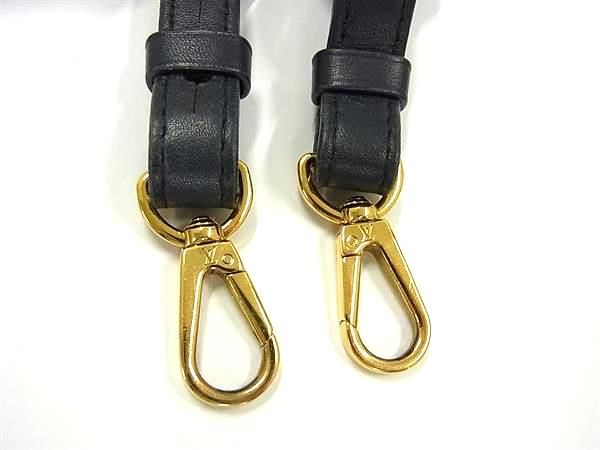 ■美品■LOUIS VUITTON ルイヴィトン モノグラム バッグ用 ショルダーストラップ 肩掛け レディース ブラウン系×ブラック系 GA2053 □美品□LOUIS VUITTON ルイヴィトン モノグラム バッグ用 ショルダー