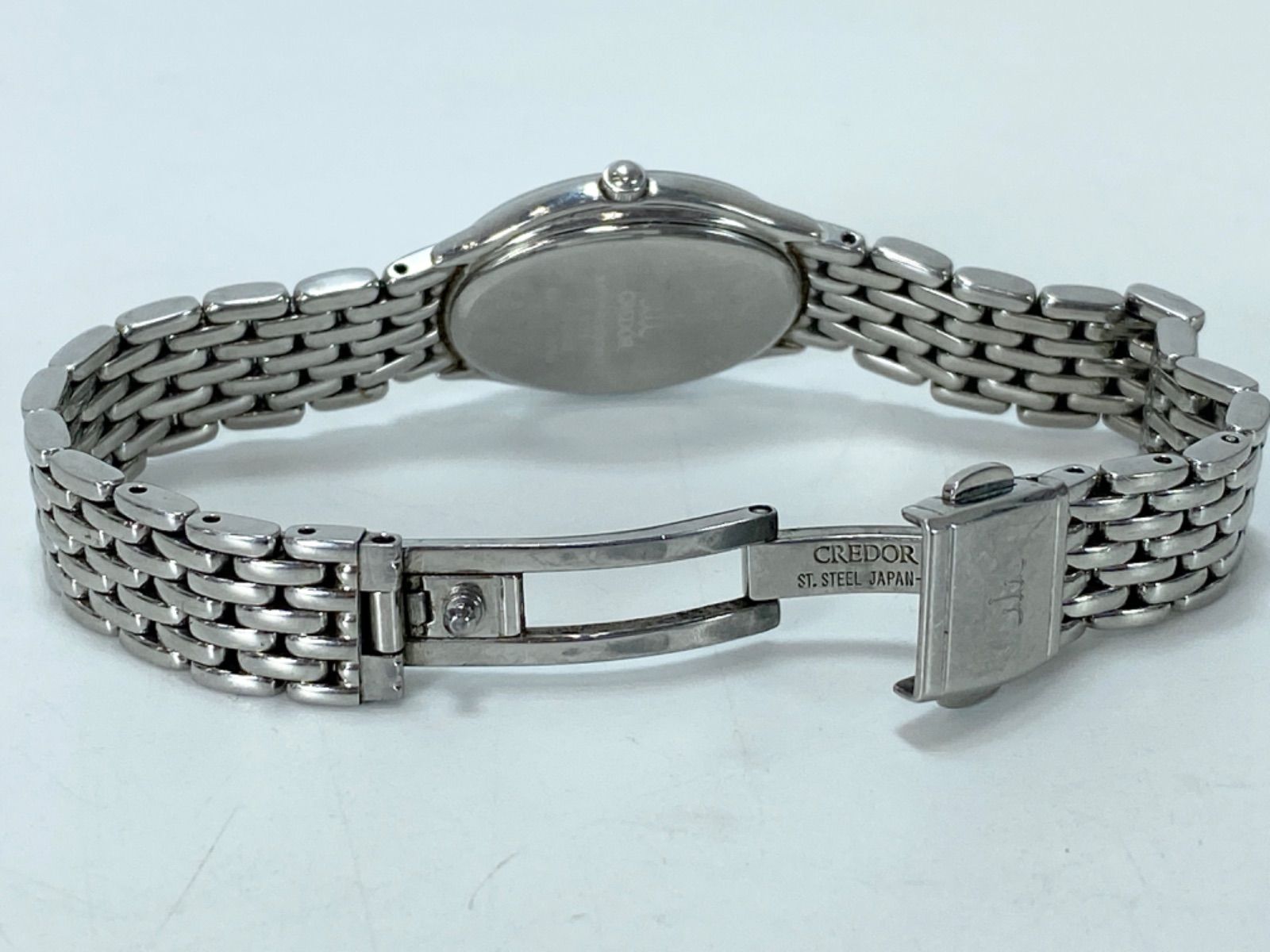 不動品】 SEIKO クレドール CREDOR 12Pダイヤ 1E70-0BD0