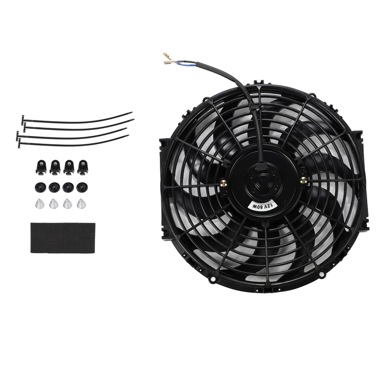 12インチ 汎用 電動ファン 薄型 プッシュ式 プル式 兼用 12V 12インチ 汎用 電動ファン 薄型 プッシュ式 プル式 兼用 12V