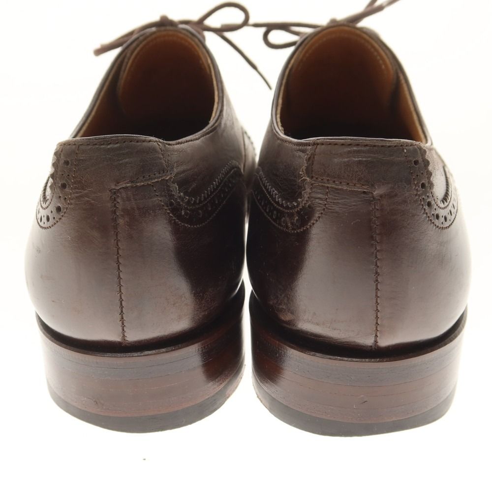 中古】リーガル REGAL クォーターブローグ ドレスシューズ ダーク