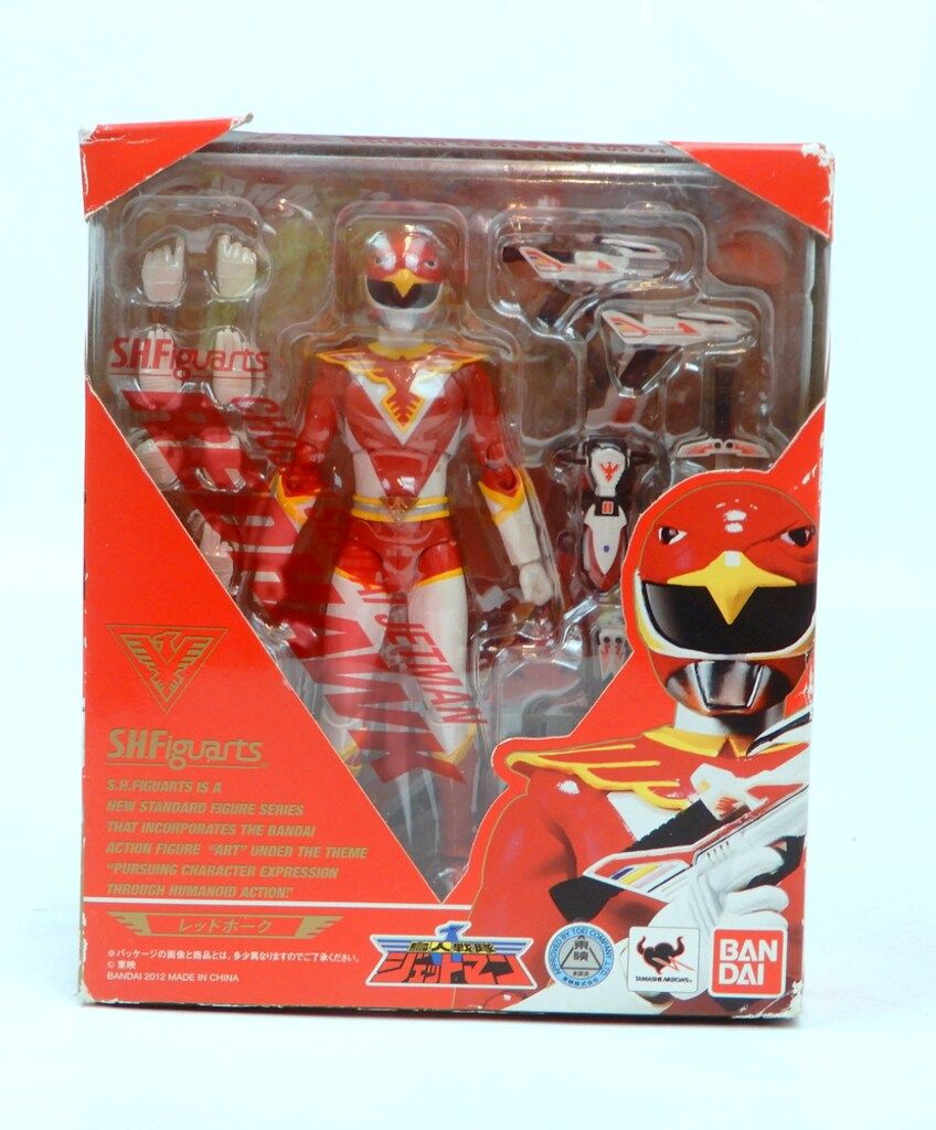 超合金　鳥人戦隊ジェットマン　レッドホーク　バンダイ レビュー】 バンダイ S.H.Figuartsレッドホーク [鳥人戦隊