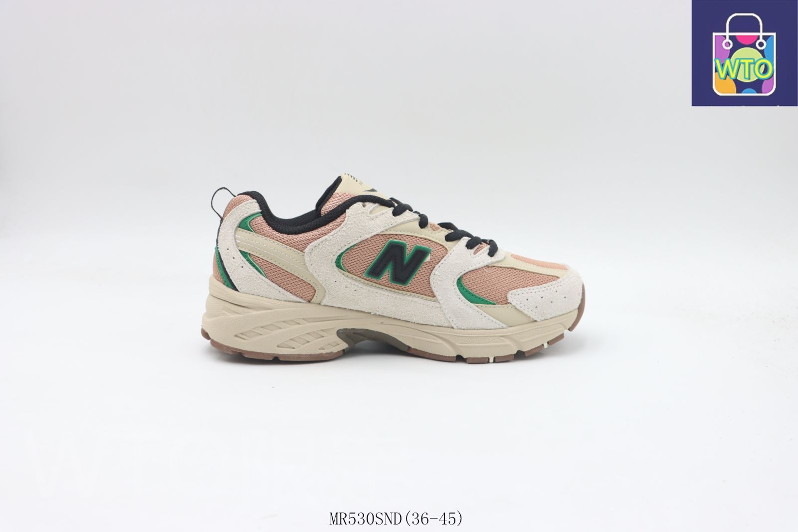 今日 New Balance ニューバランス ホワイトブラウンブラック MR530SND-WTO輸入2