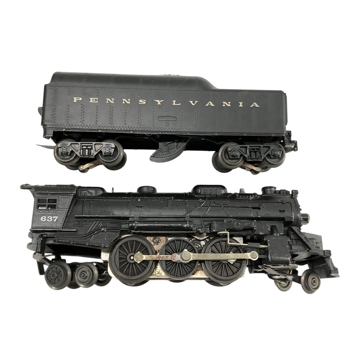 LIONEL 蒸気機関車 637 PENNSYLVANIA 2両セット 海外車両 O