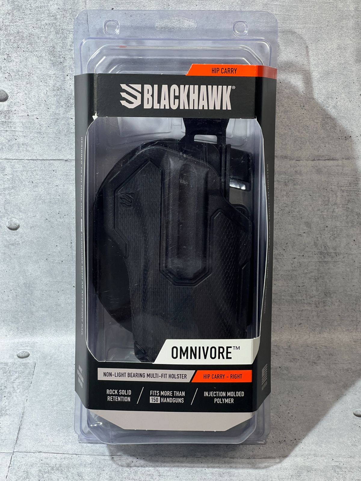BLACK HAWK OMNIVORE（オムニボア） MULTI-FIT HOLSTER（NON-LIGHT右用） ブラックホーク