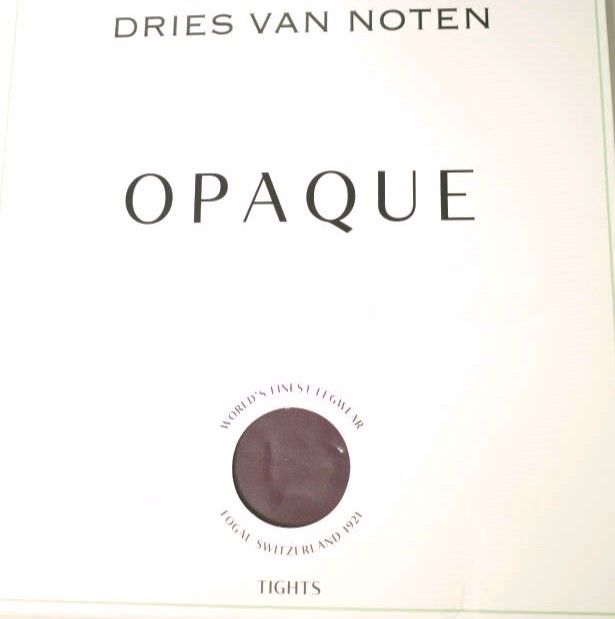 新品 DRIES VAN NOTEN ドリスヴァンノッテン イタリア製 212-001 fogal