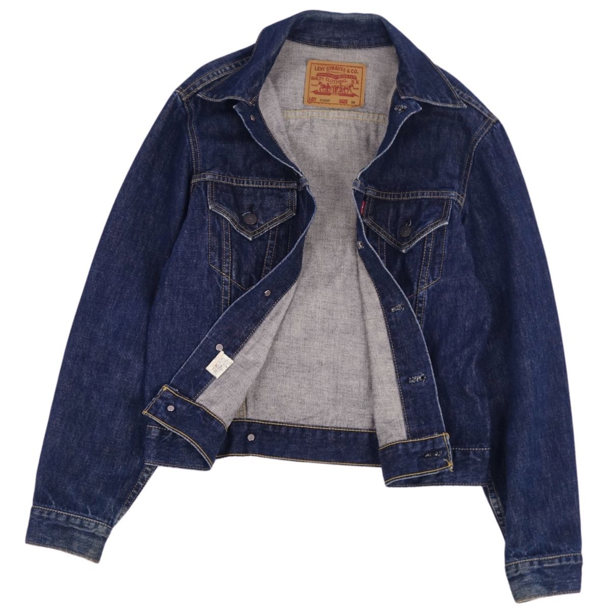 美品 リーバイス Levi's デニムジャケット 71557 BIG E 日本製 0