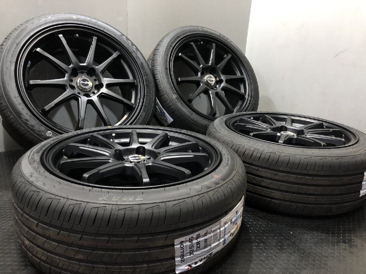 新品 バランス調整済【ZMAX 225/45ZR18】夏タイヤ【EuroSport TYPE SS