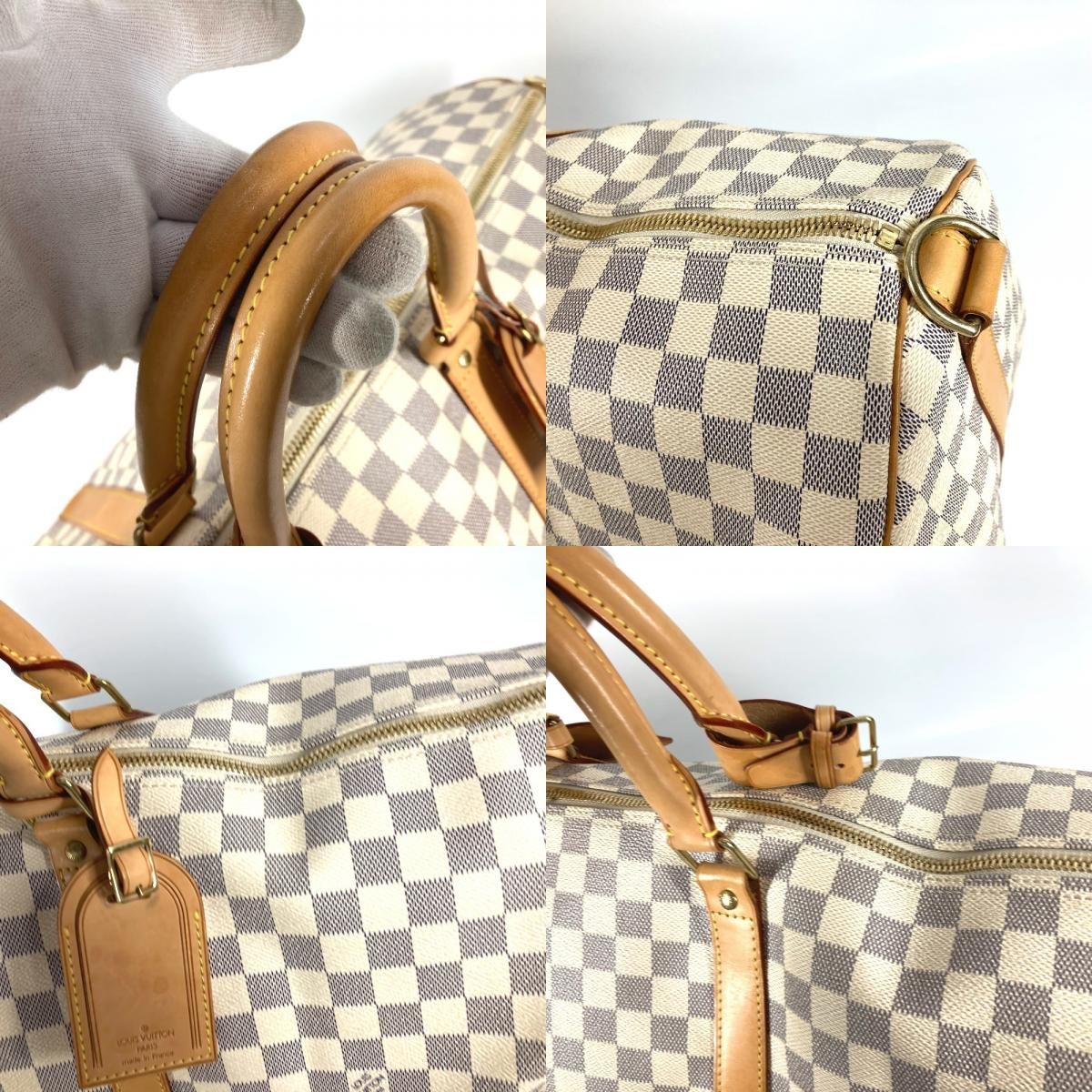 ルイ・ヴィトン ダミエアズール キーポル バンドリエール N41429 LOUIS VUITTON ルイヴィトン ボストンバッグ キーポルバンド