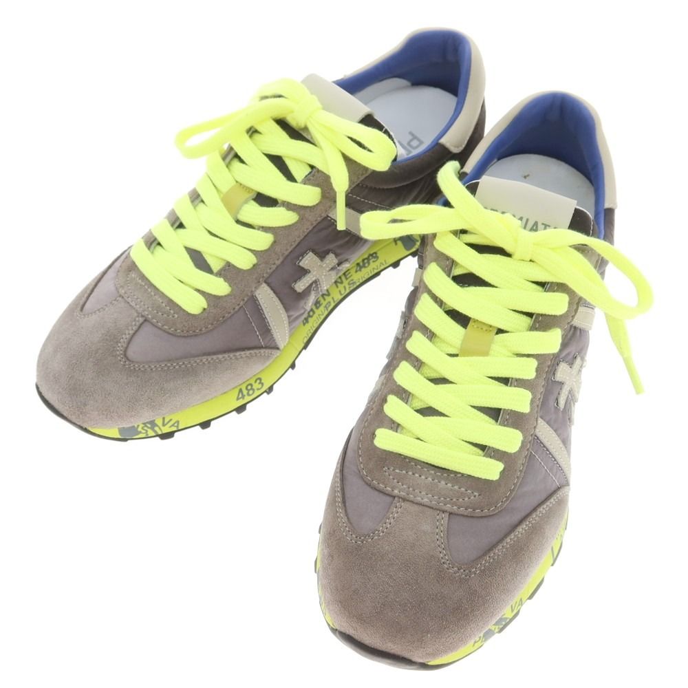 中古】【未使用】プレミアータ PREMIATA スエード ナイロン スニーカー 